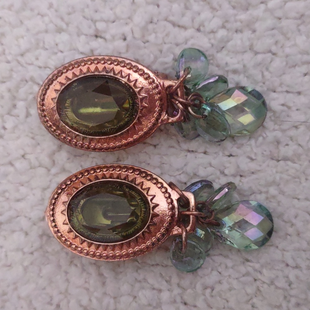 Vintage clip on earrings